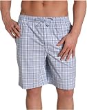 Nautica Men's Comfort Woven Racing Plaid Sleep Short