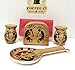 Western Kokopelli 4PC SET: SALT AND PEPPER HOLDERS, NAPKIN HOLDER, AND SPOON REST