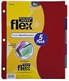 Five Star Flex NoteProtector,Tabbed, 5-pack (72485)