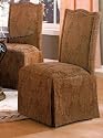 Set of 2 Nail Head Trim Design Dining Parson Chairs