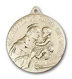 14kt Gold St. Anthony Medal