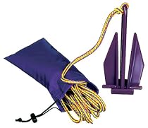 Kwik Tek A-5 PWC Fluke Anchor with Nylon Bag and Rope