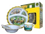 John Deere-Danny Dozer 5-Piece Children's Melamine Tableware Set