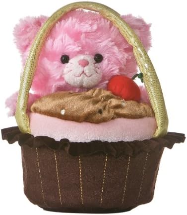 Aurora Plush Milly The Pinkest Kitten Milly Cupcake Carrier Chocolate Scent