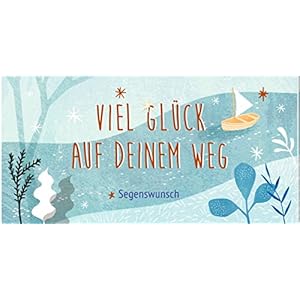 Pop-up-Büchlein mit Kuvert - Viel Glück auf deinem Weg: Segenswunsch