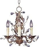 IMAGE OF Maxim Lighting 2855EG Elegante 3-Light Chandelier, Etruscan Gold Finish