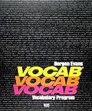 Vocab: The Bergen Evans Vocabulary Builder (Complete 6 Audio Cassette Tape Set in Case)