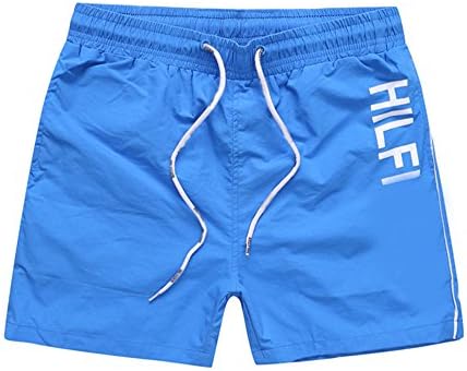 Men's Summer Ocean Vitality Printed Casual Glide Swim Trunks Board Beach Shorts