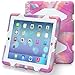 TRAVELLOR New Hot Item Ipad 2/3/4 Case Silicone Plastic Dual Protective Back Cover Kid Proof Extreme Duty Case Standing Case for Ipad,ipad 4,ipad 3,ipad 2 Rainproof Sandproof Dirtproof Shockproof- Multiple Color Options (PINK CAMO/WHITE)