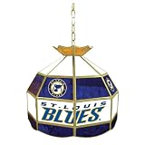 NHL St. Louis Blues stained glass Tiffany lamp - 16-inch diameter