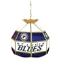 Trademark NHL St. Louis Blues stained glass Tiffany lamp - 16-inch diameter