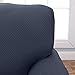 Home Fashion Designs Form Fit, Slip Resistant, Stylish Furniture Shield/Protector Featuring Lightweight Fabric. Savannah Collection Basic Strapless Slipcover Brand. (Sofa, Grey)
