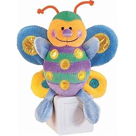 Baby Gund Buggy Gigglers Green and Purple stripes