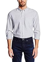 Ben Sherman Camisa Hombre (Blanco / Azul)