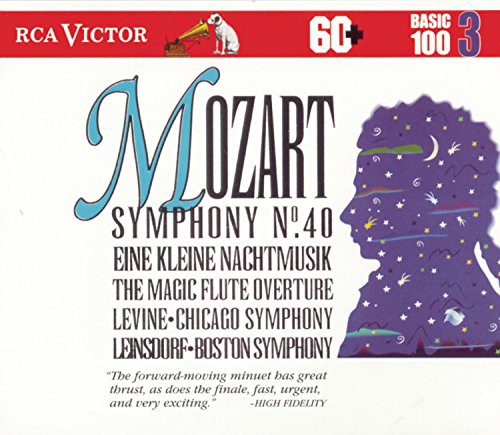 Mozart: Symphony No. 40; Eine kleine Nachtmusik; Overtures (RCA Victor Basic 100, Vol. 3)
