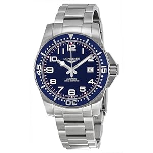 Longines Hydro Conquest Blue Dial Stainless Steel Mens Watch L36954036