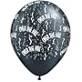 Over the Hill Onyx Black 3' Latex Balloon