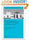 Higher Education as Competetive Enterprise: When Markets Matter: New Directions for Institutional Research (J-B IR Single Issue Institutional Research)