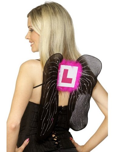 BLACK WINGS/L PLATE PINK