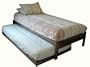Santa Cruz Twin Bed with Trundle (Rustic Walnut)