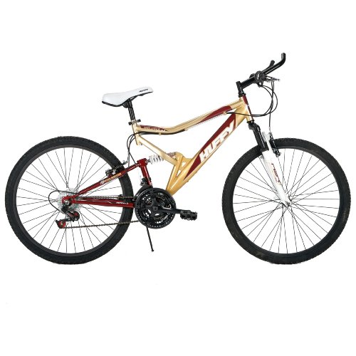 Huffy Men's Mojave Gulch Bike, Gold/Maroon, 26-Inch