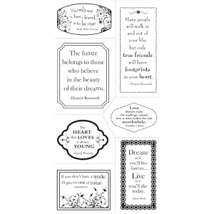 Fiskars 01 002268 8 Inch Stamps Quotes 2