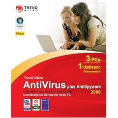 Trend Micro AntiVirus+AntiSpy 2008 (1Jahr)