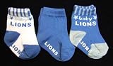 Detroit Lions 3 Pack Booties