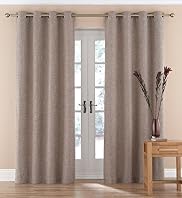 Textured Wicker Eyelet Curtains