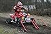 Risk Racing Holeshot Motocross Gate 36” x 29” x 5” (91.44cm x 73.66cm x 12.7cm), Red and Black
