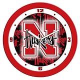 Nebraska Cornhuskers 12 Dimension Wall Clock