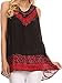 Sakkas Paradise Embroidered Relaxed Fit Blouse