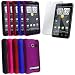 5x Rubber Hard Case Cover FOR Sprint HTC EVO 4G + LCD Filter