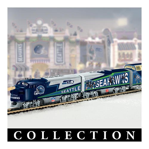 Collectible Seattle Seahawks Express Electric Train Collection