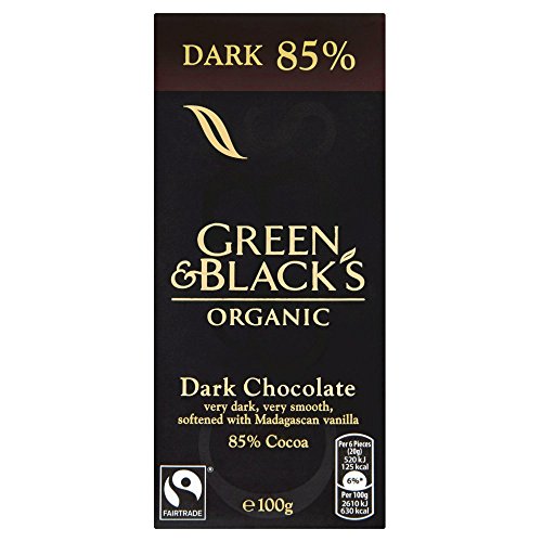 Green & Blacks Dark Chocolate 85 prozent, 3er Pack (3 x 100 g)