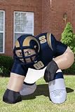 St. Louis Rams Bubba Inflatable Lawn Figurine