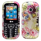 Painting Butterfly Flower Rubber Coating Snap on Case Hard Case Faceplate f ....