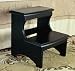 Kitchen & Housewares : Powell "Antique Black" with Sand Through Terra Cotta Bed Steps