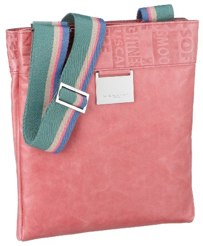 Nannini H0S Embossing Color 94839, Damen Umh&auml;ngetasche, rosa, (geranio), 22x26x2