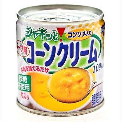 Japanese Canned Crispy Corn Cream Consomme Taste 180g