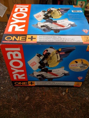 ryobi compound saw:Ryobi 8 1/4' 18v Compound Miter Saw P550