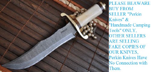 Sale - Handmade Damascus Hunting Knife - Massive Bowie Knife - Amazing Limited Offer Sale - Handmade Damascus Hunting Knife - Massive Bowie Knife - Amazing Limited Offer Hunting Knives