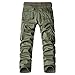 LEIDE Men's Casual Cotton Relaxed Straight-Fit Cargo Pants
