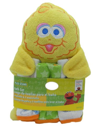 Sesame Street Character Washmitt colors vary