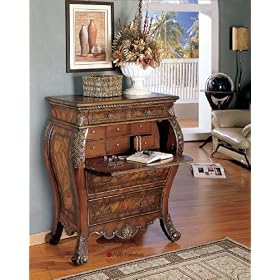 Masterpiece Secretary Desk - Dark Pecan by Powell Furniture