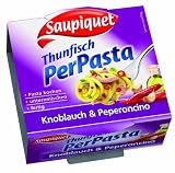 Saupiquet Thunfisch für Pasta Knoblauch&Peperoncin, 9er Pack (9 x 160 g Dose)