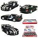 Box of 12 Cars: 5 Dodge Viper GTS-R, Primer Black Racing Version with Pull Back n Go Action.