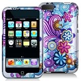 Mixed Funky Flower Design Crystal Hard Skin Case Cover for Apple Ipod Touch iTouch 2nd and 3rd Generation Gen 2g 3g 2 3 8gb 16gb 32gb 64gb New By Electromaster