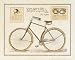 Vlo pour hommes Art Poster PRINT Philippe David 12x10