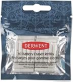 Derwent Replacement Erasers, Pack, 30 Count (2300023)